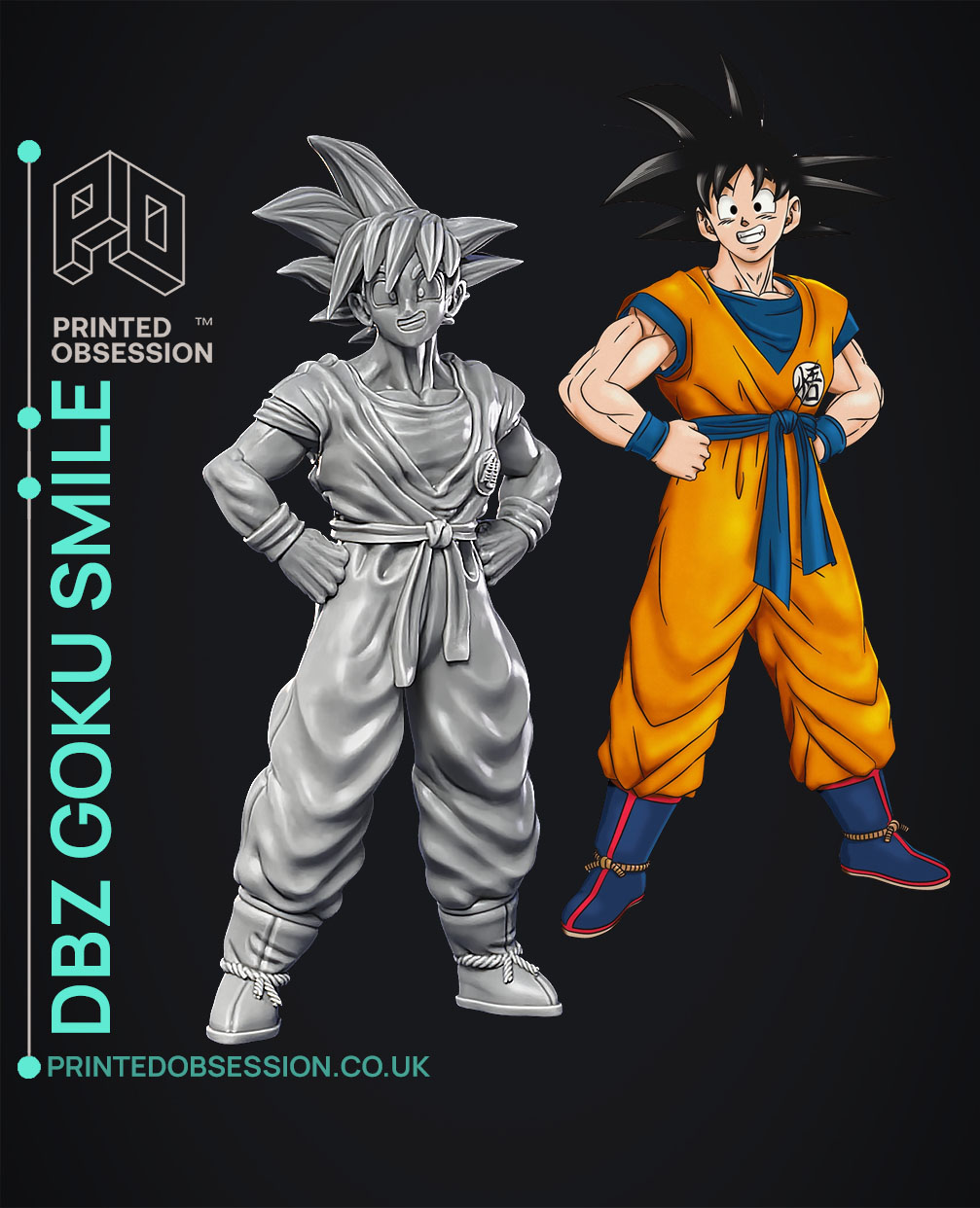 Goku Smiling - Dragon Ball Z - Fan Art